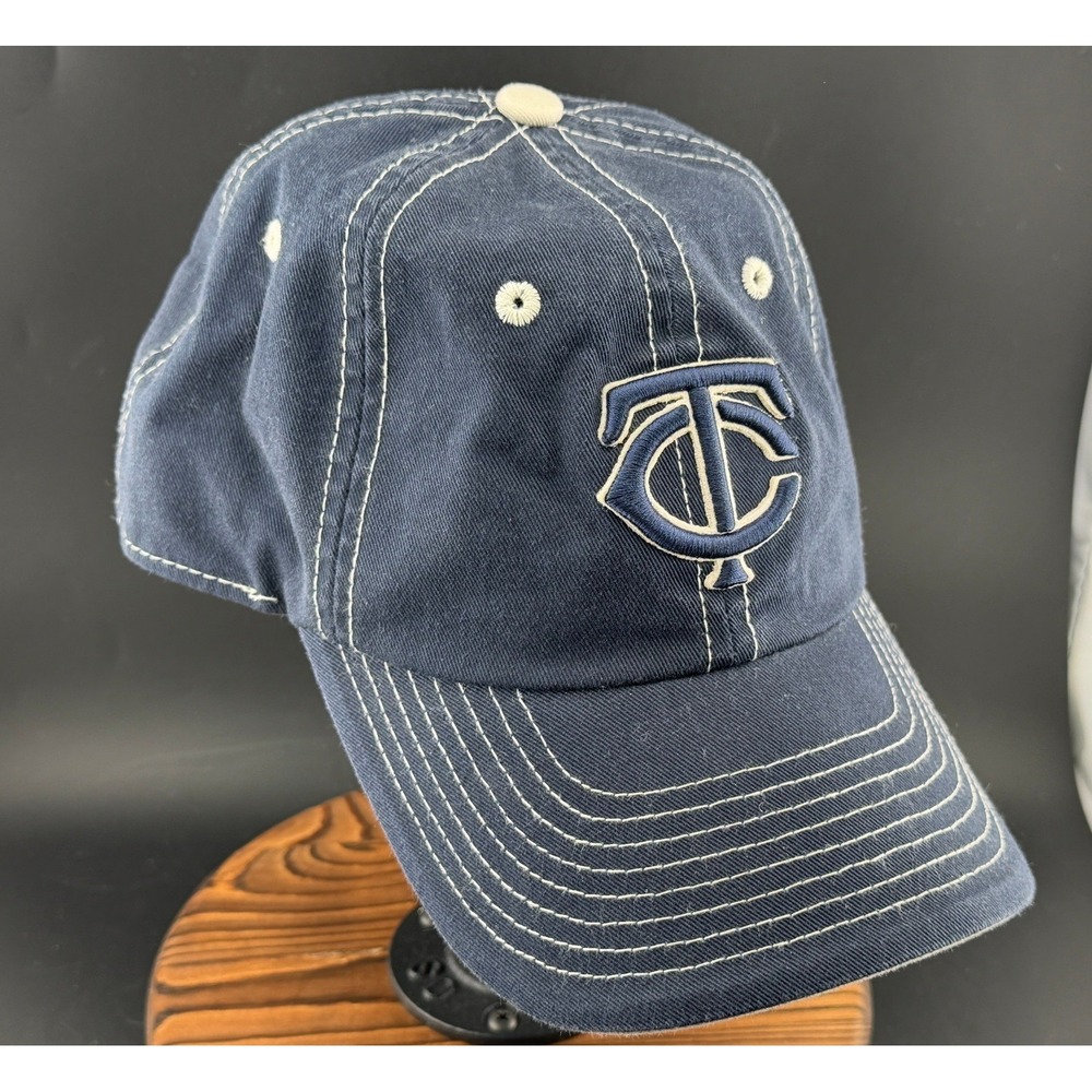 New Era Minnesota Twins MLB Youth Baseball Cap-Navy Blue, White Stitch TC Logo
